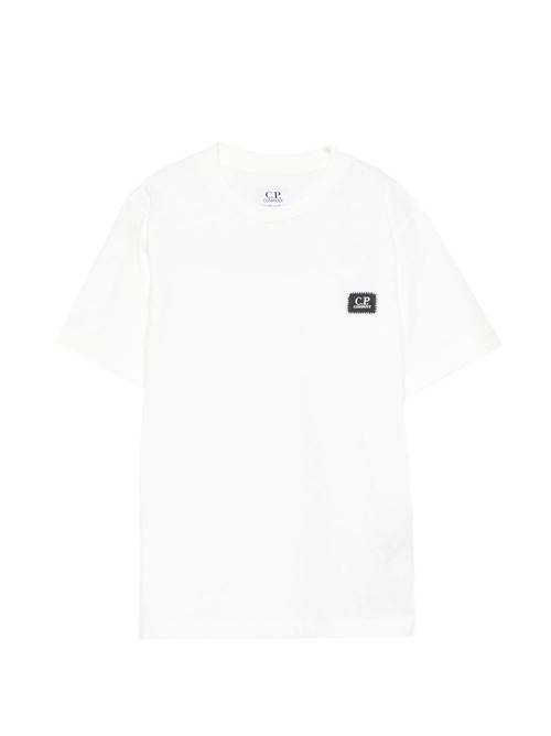 T-shirt bambino CP Company bianca con logo CP COMPANY kids | CMM00SLAA1710135